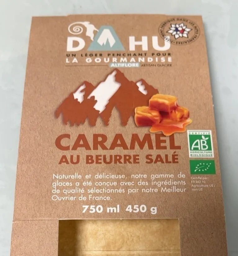 Creme glacee caramel au beurre salé