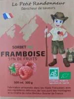 Sorbet bio framboise