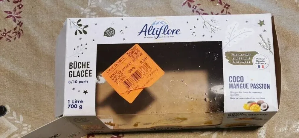BÛCHE GLACÉE COCO MANGUE PASSION