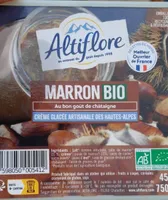 Crème glacée marron Bio