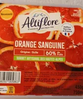 Glace orange sanguine
