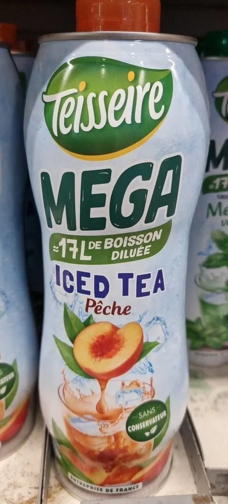 Sirop Ice tea pêche Mega