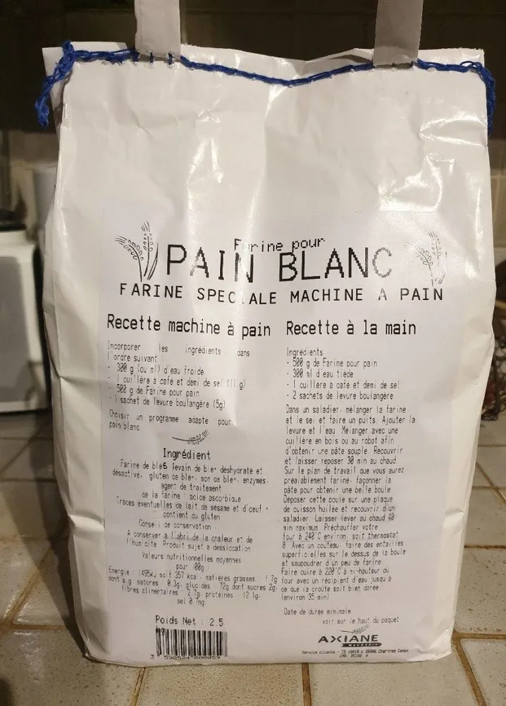 Farine pour pain blanc