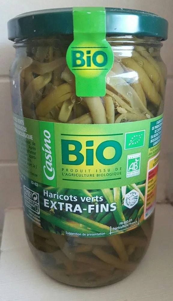 Haricots Verts Extra Fins Bio