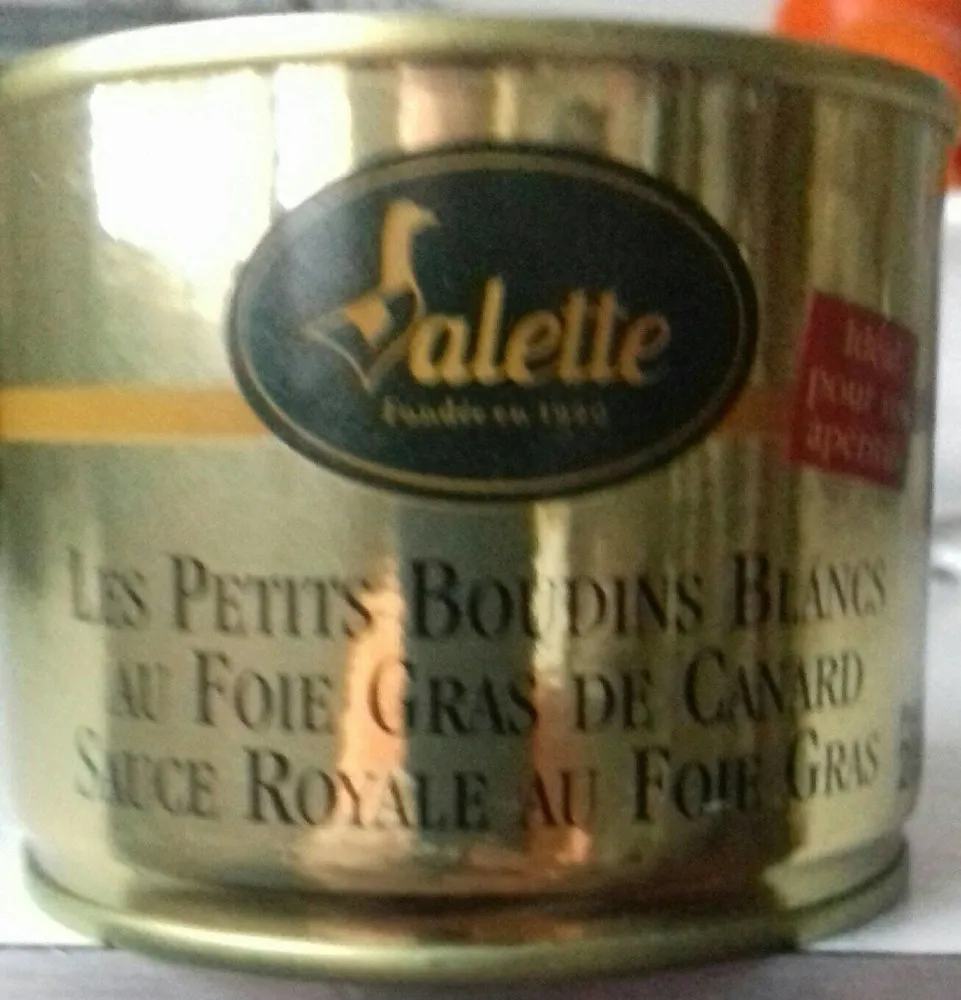 Boudins blancs au foie gras