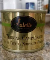 La terrine campagnarde au jus de truffe noire du Périgord