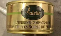 La terrine campagnarde au jus de truffes noires du Périgord 3%