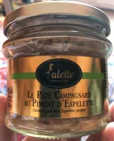 Le pâté campagnard au piment d'espelette
