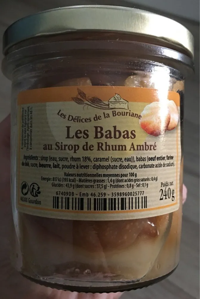 Les Babas au sirop de rhum ambré
