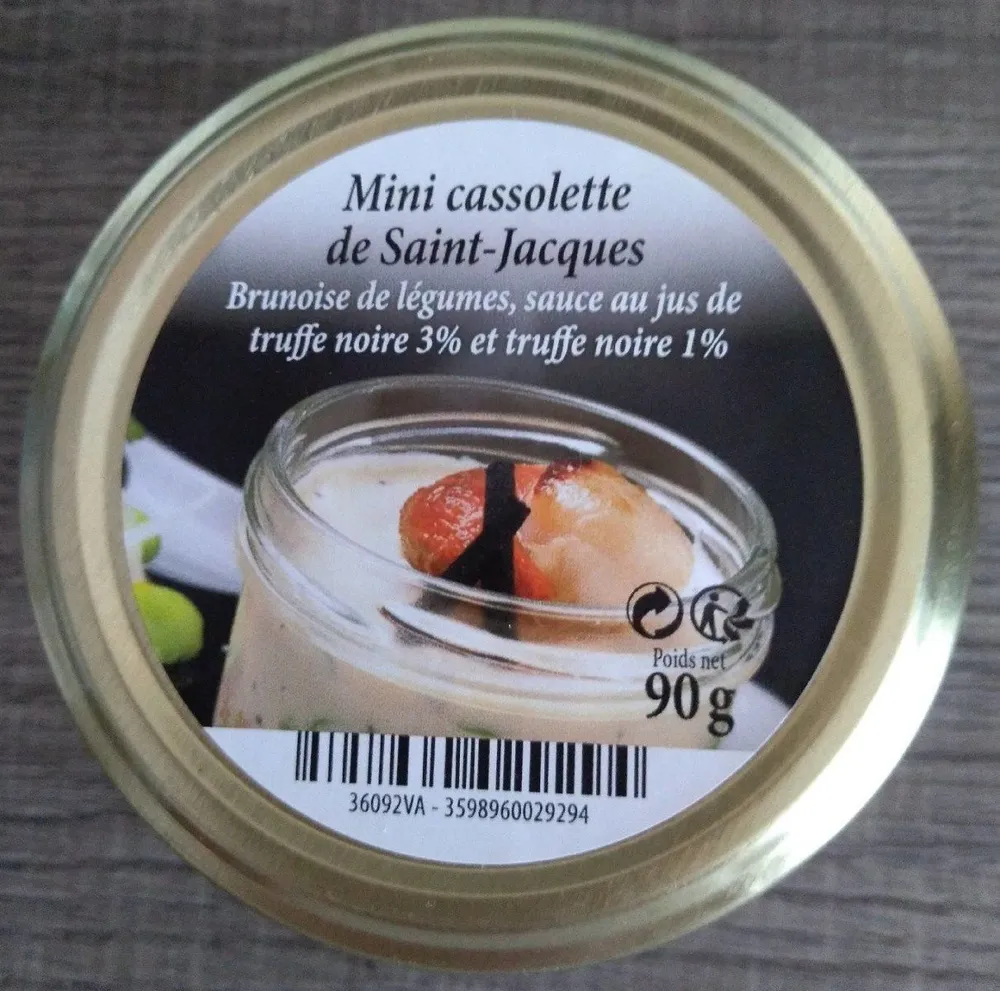 Mini cassolette de Saint-Jacques