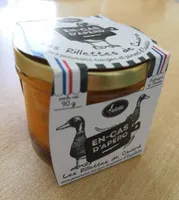 Rillettes de canard aux poivrons rouges et piment d'espelette