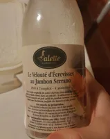 Velouté d écrevisses au jambon serrano