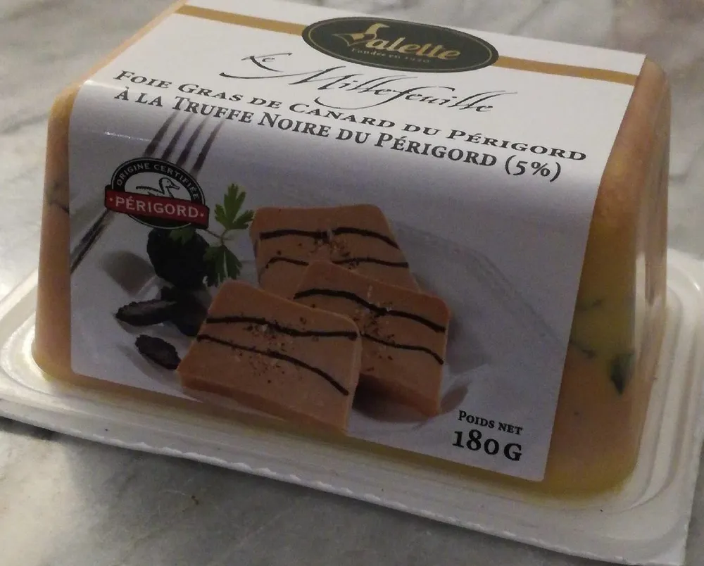 Foie de canard du Périgord a la truffe noire du Périgord