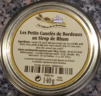 Les petits caneles de bordeaux au sirop de rhum