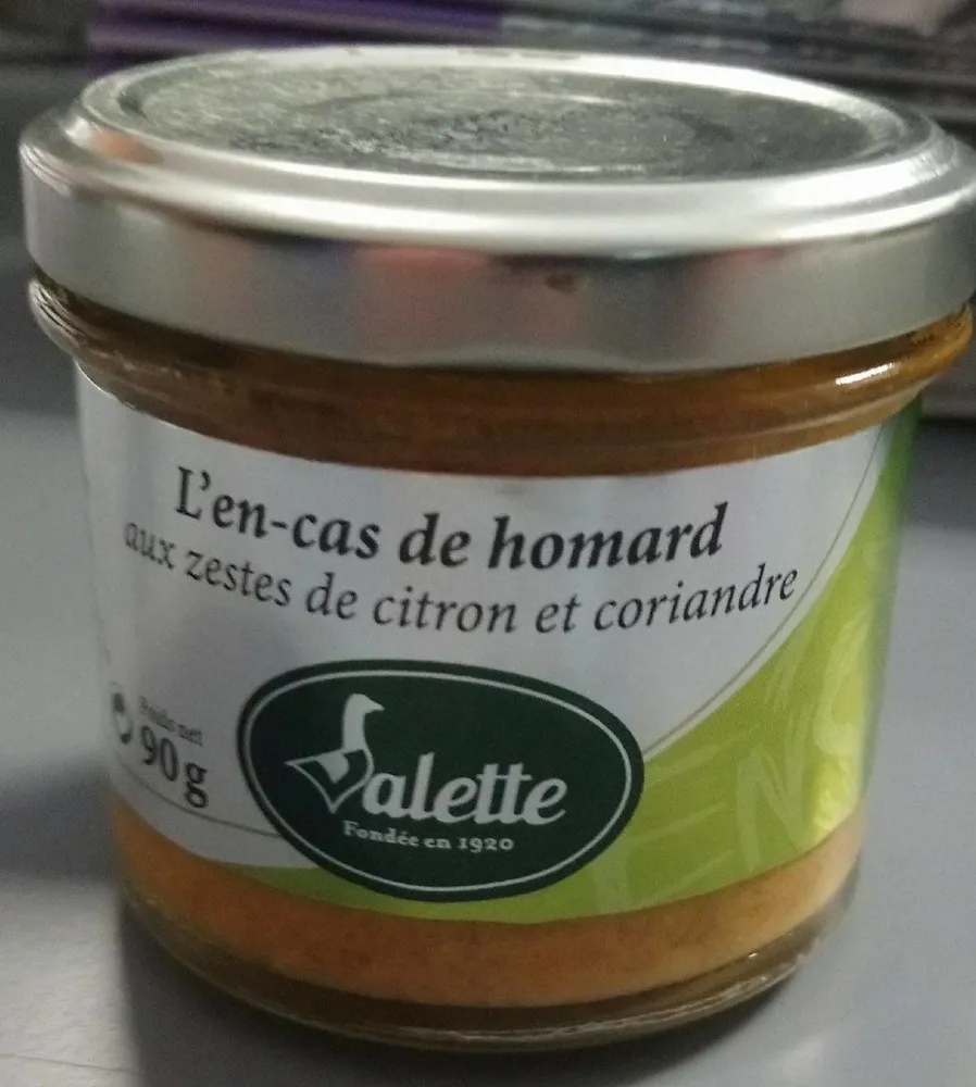 L'en-cas de homard aux zestes de citron et coriandre
