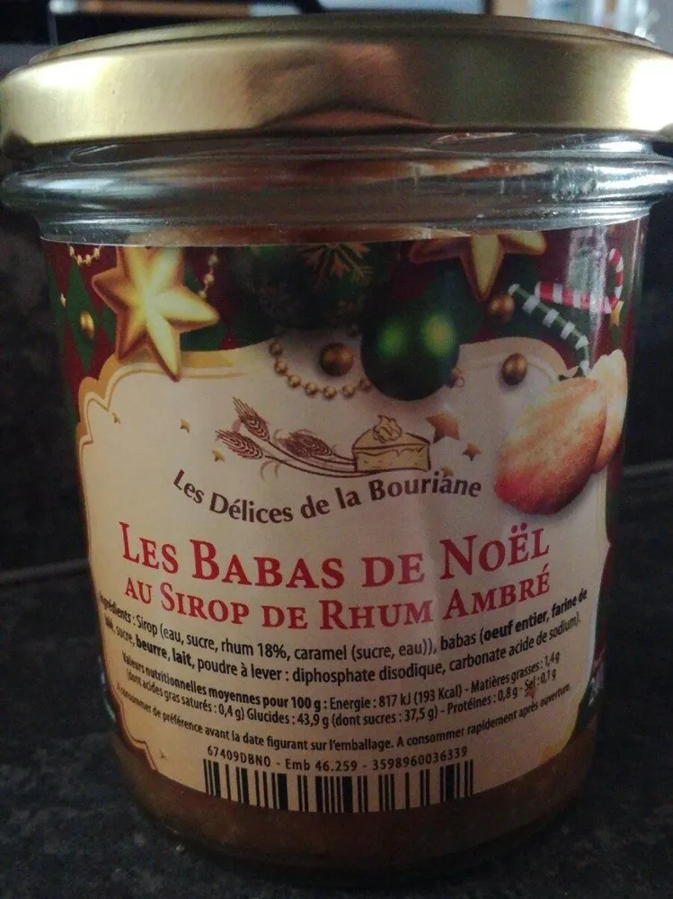 Les babas de Noël au sirop de rhum ambré