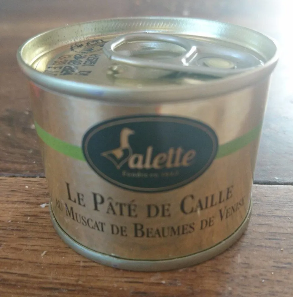 Le pâté de caille au muscat de beaumes de Venise