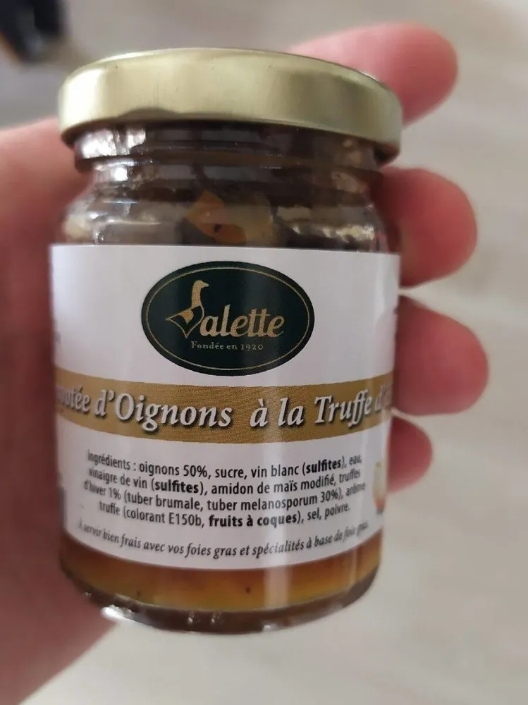 La compotée d'oignons à la truffe d'hiver 1%