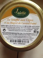 Soufflé aux cèpes et au magret de canard