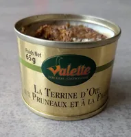 Terrine d'oie aux pruneaux et à la figue