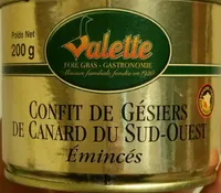 Confit de gésiers de canard du sud ouest