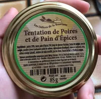 Tentation de poires et de pain d'epices
