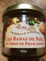 Les Babas de Noël au sirop de Rhum Ambré.