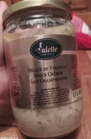 Délice de volaille sauce crémée aux champignons