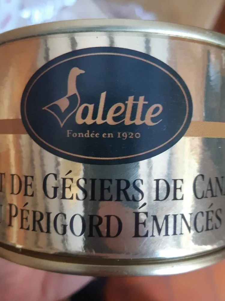 Confit de gésiers de canard du Périgord émincés