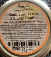 Soufflé aux zestes d’oranges Confits