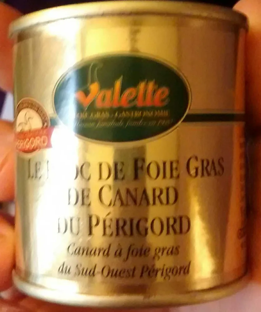 bloc de foie gras de canard du Périgord