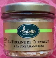 La terrine de chevreuil à la fine champagne