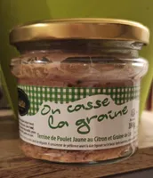 Terrine de poulet jaune au citron et graines de lin