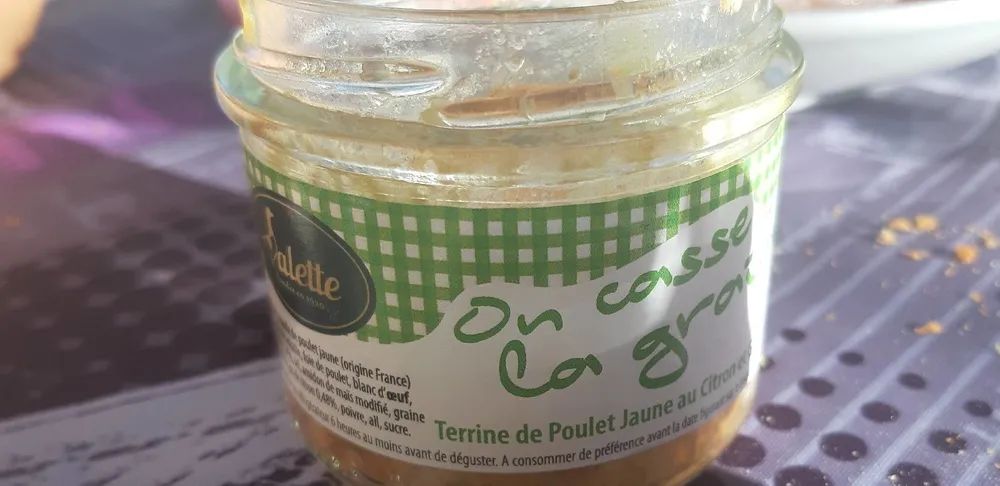 Terrines de Poulet Jaune au Citron et Graine de Lin