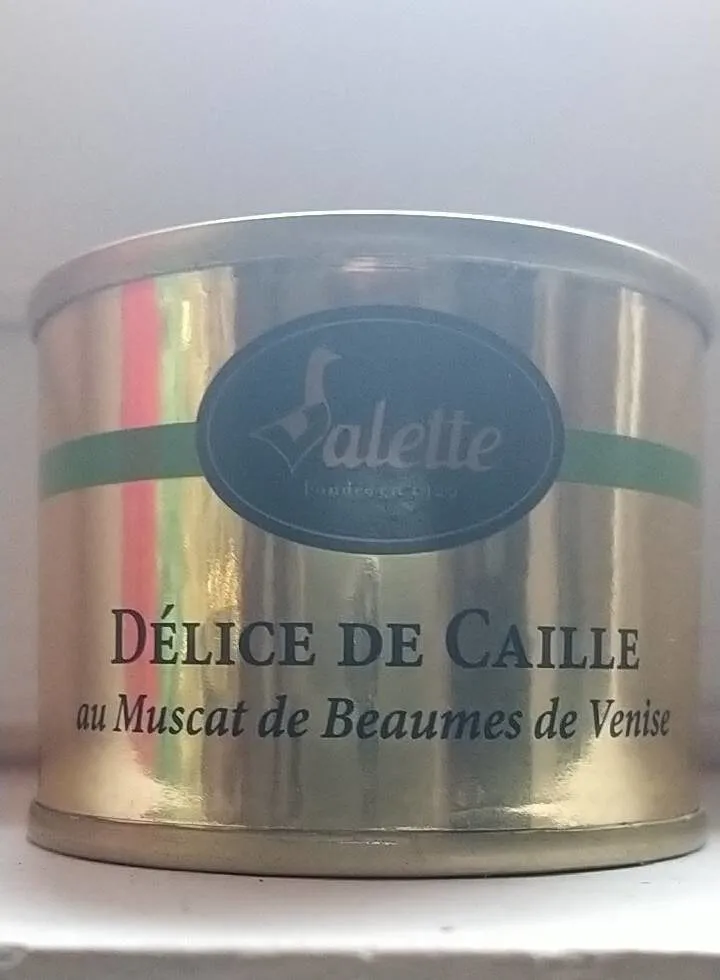 Délice de caille au muscat de beaumes de venise