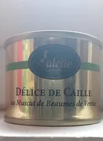 Délice de caille au muscat de beaumes de venise