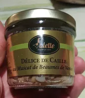 Délice de caille au muscat de beaumes de venise