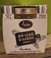 En-cas d'apéro sandre aux baies roses et bergamote
