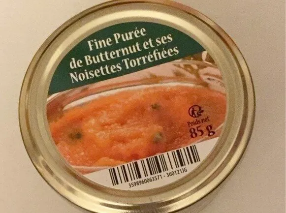 Fine puree de butternut et ses noisettes torreifies
