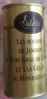 Les rondes de jambon au foie gras de canard au monbazillac