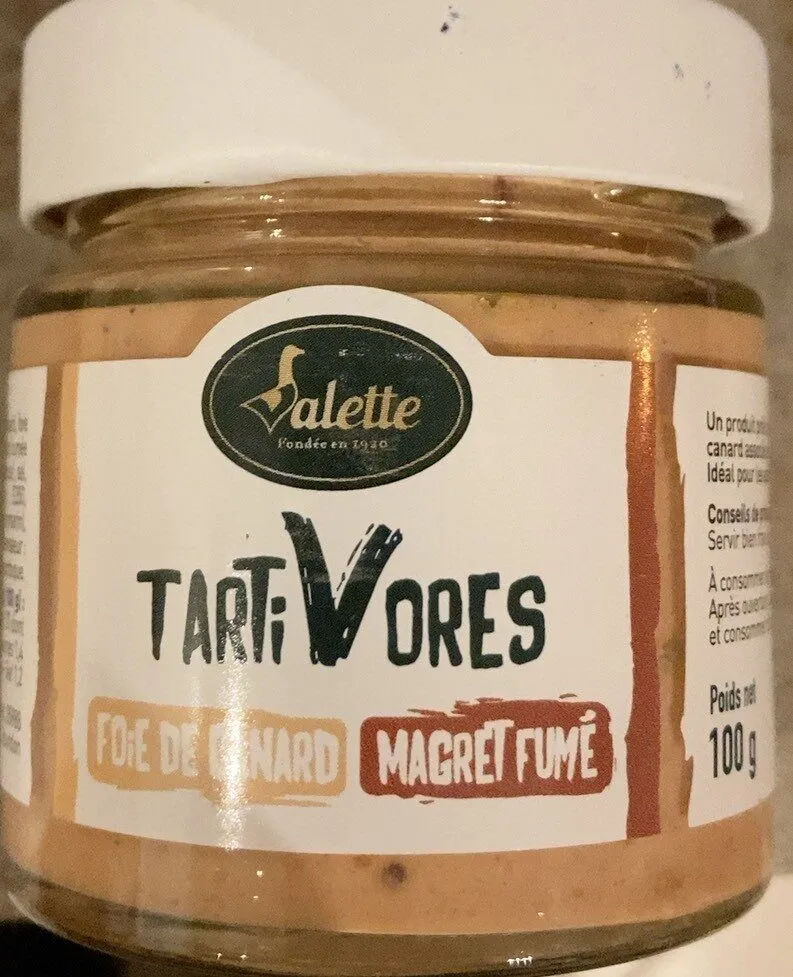 Tartivores Foie de canard Magret fumé
