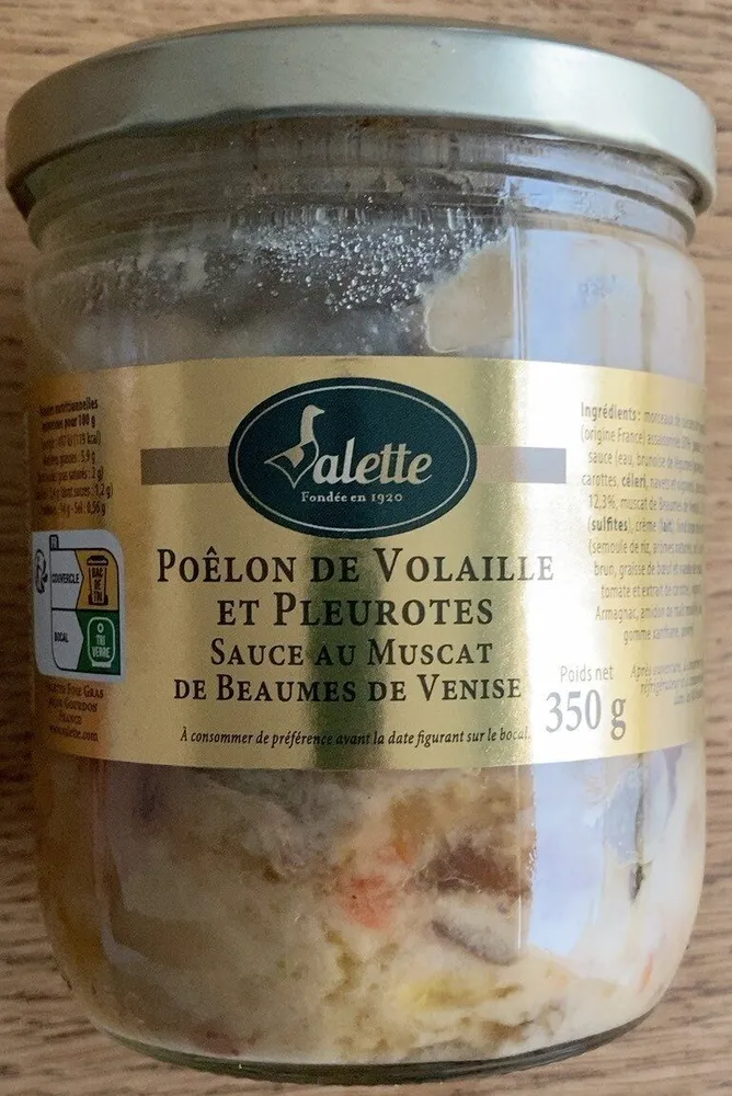 Poêlon de volaille et pleurotes