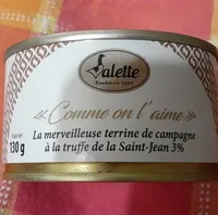 La merveilleuse terrine de campagne à la truffe de St Jean