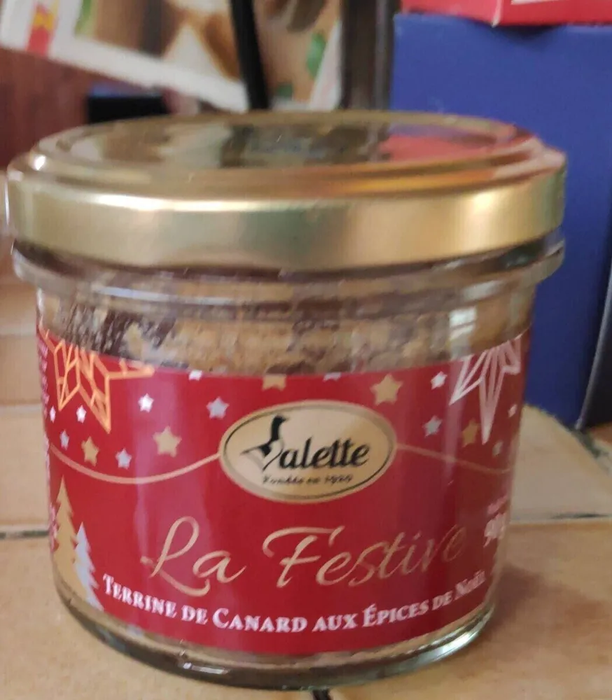 Terrine de canard aux épices de Noël