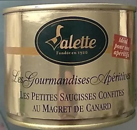 Les petites saucisses confites au magret de canard