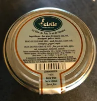 Le bloc de foie gras de canard