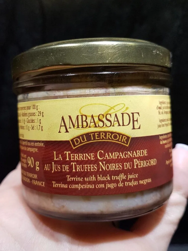 Terrine Campagnarde au Jus de Truffes Noires du Périgord