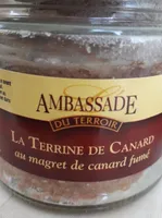 La terrine de canard au magret de canard fumé
