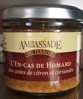 L’en cas de homard aux zestes de citron et de coriandre