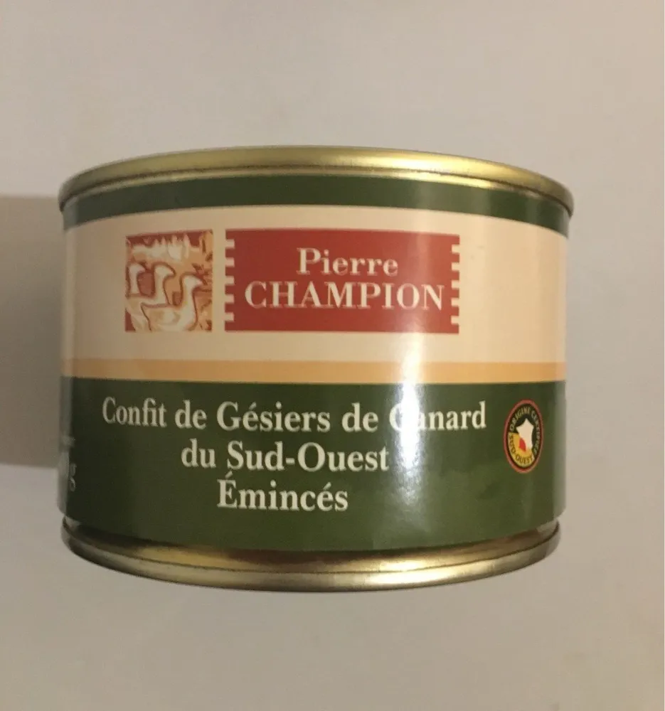 Confit de gesiers de Canard